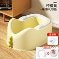 Dinosaur model-pu model-lemon yellow+pvc soft cushion