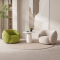 Beauty salon rest area sales department negotiation single sofa round table combination b&b balcony sofa chair living room