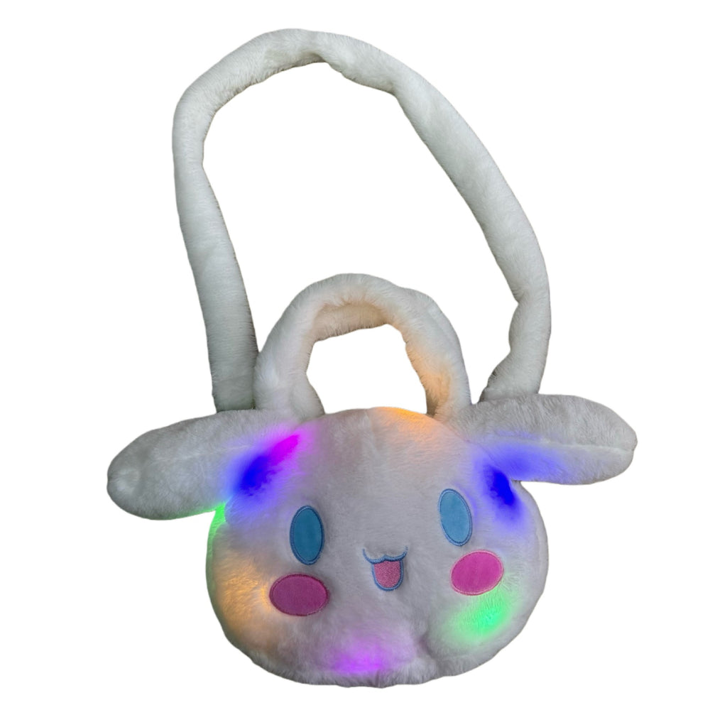 New cute animal crossbody bag for women - japanese style soft and sweet girly plush cartoon foreign trade bag - children's handbag