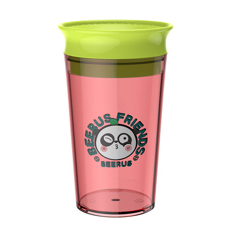 English boxed infant and child water cup sucking cup sipping cup duckbill learning cup children sucking open cup