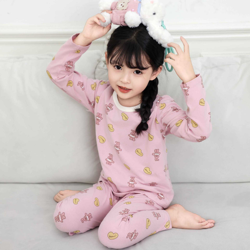 New children's home wear set: boneless, class a, pure cotton loungewear for baby boys and girls - autumn collection