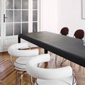 Bauhaus nordic dining chair light luxury stainless steel chair medievalcasual designer negotiation conference office chair back chair