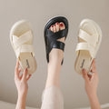 Women's summer slides: new non-slip, versatile, casual, height-increasing, premium soft sole thong sandals