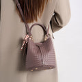 Trendy woven handbag bucket bag for women - 2025 new arrival, high-end, stylish, chic, versatile shoulder & crossbody bag