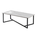 Italian style coffee table, minimalist modern living room creative rock slab tea table dining table, geometric coffee table - perfect for small spaces