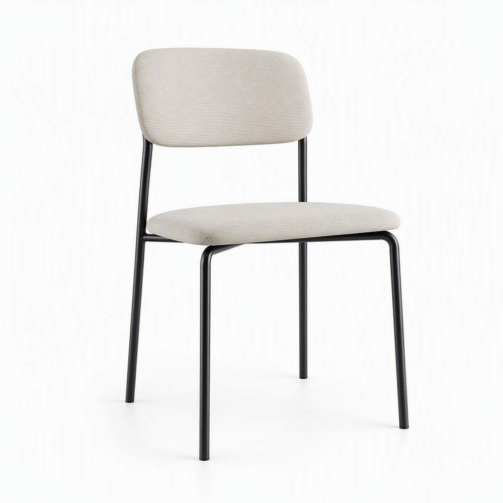 italian minimalist dining chair, light luxury high-end stool, wrought iron simple restaurant home chair, all solid wood