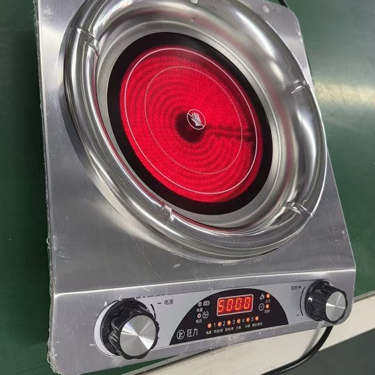 Crystal furnace concave electric ceramic stove 5000 high firepower for home commercial energy saving