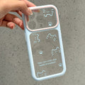 Suitable for apple 17promax mobile phone case dopamine color contrasting lines kitten paw print iphone18 starry sky case