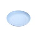 hot-selling wheat straw plate, canteen household fruit round plate, western food plate, kids plastic dinner plate, bone spitting plate