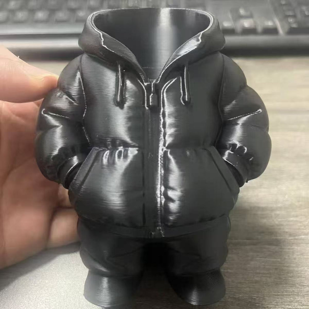 3d printed down jacket pen holder creative ornament desktop organizer home toy gift factory direct 3d