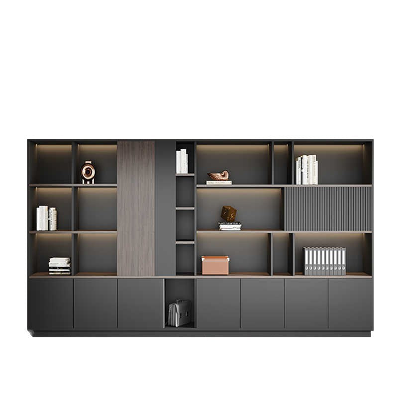 Office background cabinet bookcase boss file cabinet wall floor cabinet wooden information cabinet storage cabinet