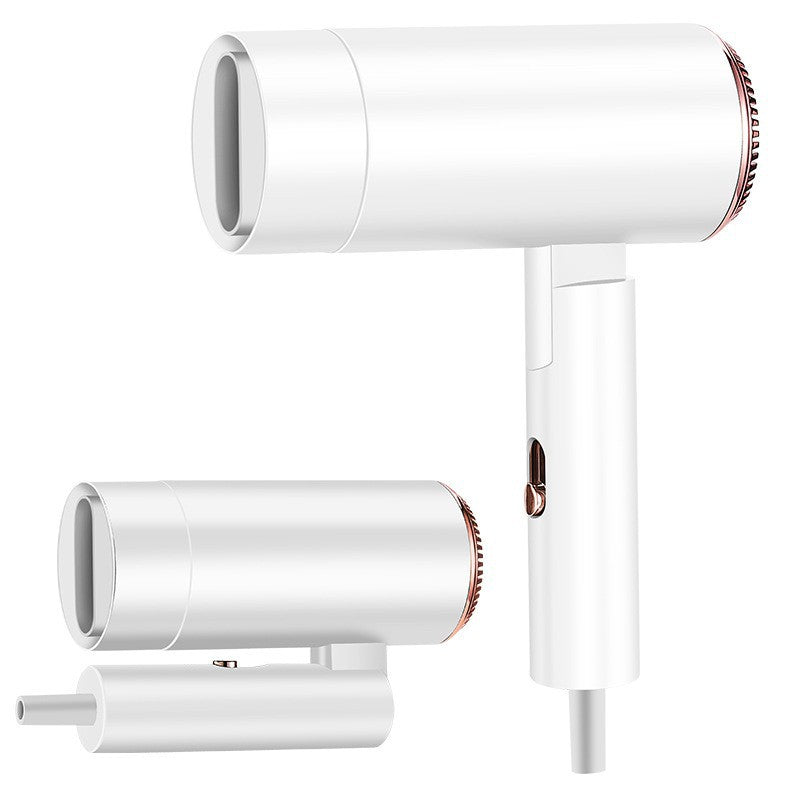 Foldable household hair dryer, high-power hair dryer for hotels, barbershops, dorms, and bathrooms, 110v mini hair dryer - cross-border e-commerce