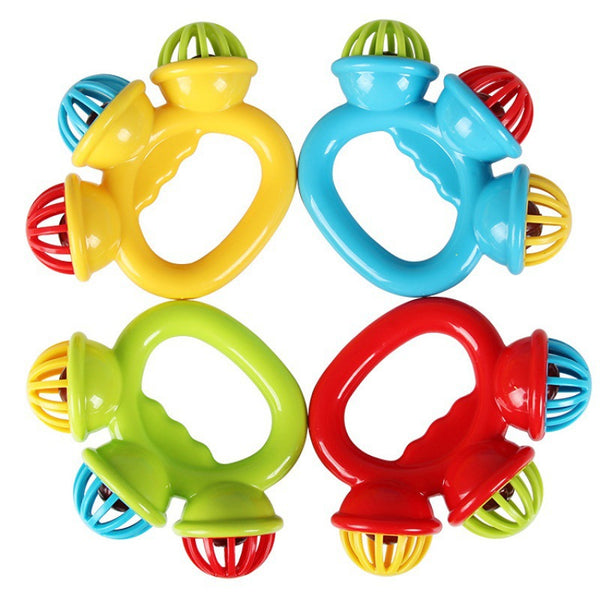Cross-border  infants and toddlers 0-1 years old rattle sound toy mother and baby hand ball rattle educational toy