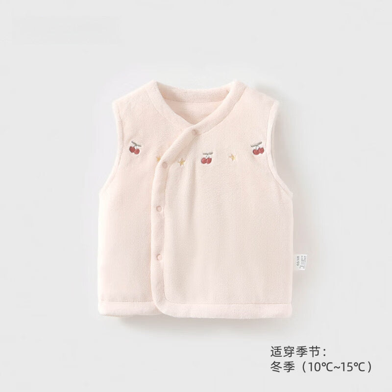 Babycare baby clothes autumn and winter children's vest newborn bib newborn baby bottom quilted vest
