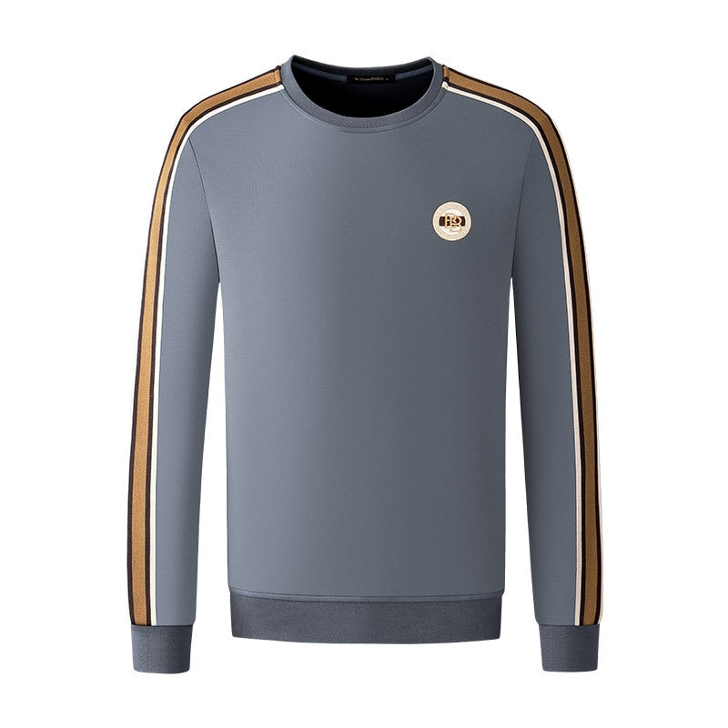 Emperor Paul Men's Sweater Autumn Cotton Casual Long Sleeve T-Shirt Men's Crew Neck Sports Pullover Men's Top New