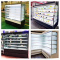 Customized air curtain cabinet open air-cooled refrigerated display cabinet vegetable and fruit cold cabinet fresh-keeping cabinet supermarket air curtain cabinet