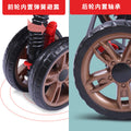 Baby stroller - lightweight, foldable, four-wheel, shock-absorbing, reclining, suitable for newborns and infants