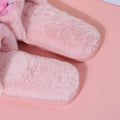 Indoor heattechstuffed slippers cartoon cotton slippers women's home cutestuffed family slippers butterfly floor slippers