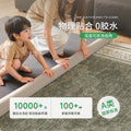 Removable and washable carpet, living room persian style, double layer sound insulation, green sofa, french retro style, waterproof, machine washable carpet