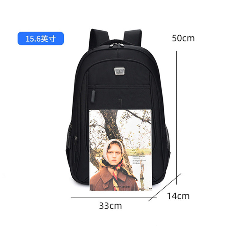 Oxford cloth middle school student schoolbag new men's fashion business computer bag double shoulder outdoor travel backpack wholesale