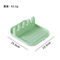 kitchen drain multi-purpose pot lid rack kitchen utensil storage rack ppbottom base for chopsticks shovel spoon rack for home wholesale