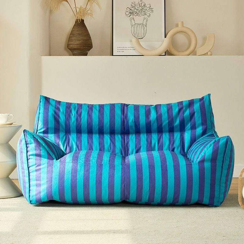 Influencer-approved dopamine lounger: double-sized, reclining bean bag sofa - perfect for renters, dogs, and relaxing on your balcony