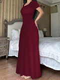 Women's apparel: hot-selling styles for cross-border e-commerce on , tiktok shop, and  - new fashionable printed u-neck back-tie dresses for summer