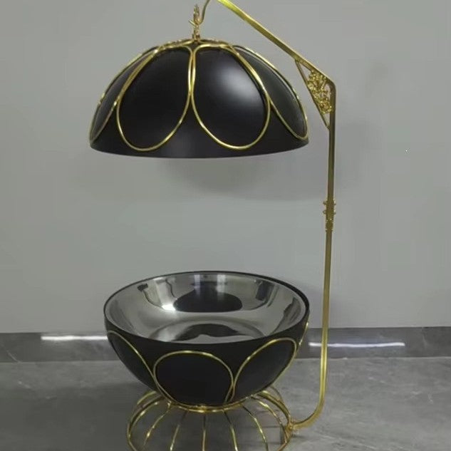 Black stainless steel buffet warmer, 8l hanging buffet stove, hotel commercial ready stock