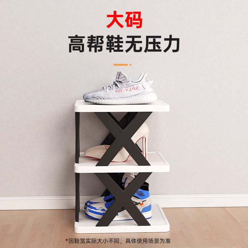 Shoe rack for home door multi-layer small narrow rental house simple shoe rack indoor new arrival 2025 popular shoe cabinet