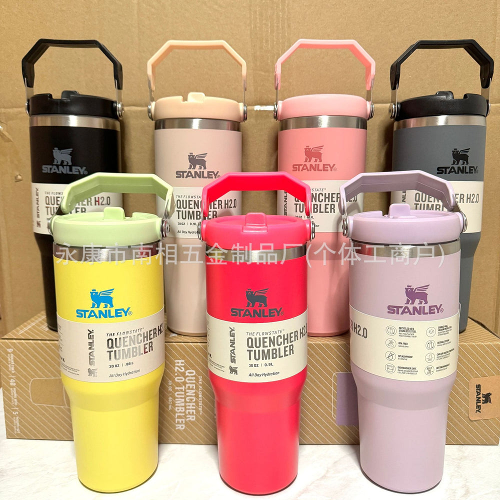 Stanley stanley 30oz carrying cup thermos cup straw cup large capacity car cup mist