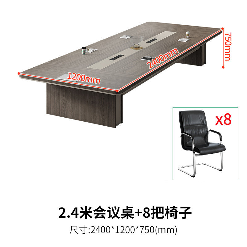 Saint li large conference table, long table, minimalist modern conference room training table, rectangular conference table and chairs