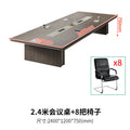 2.4* 1.2m conference table + 8 chairs [factory direct delivery]