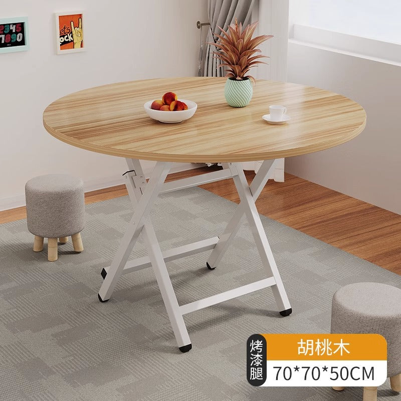 Foldable table dining table for home small table outdoor portable stall small apartment rental house simple dining square table