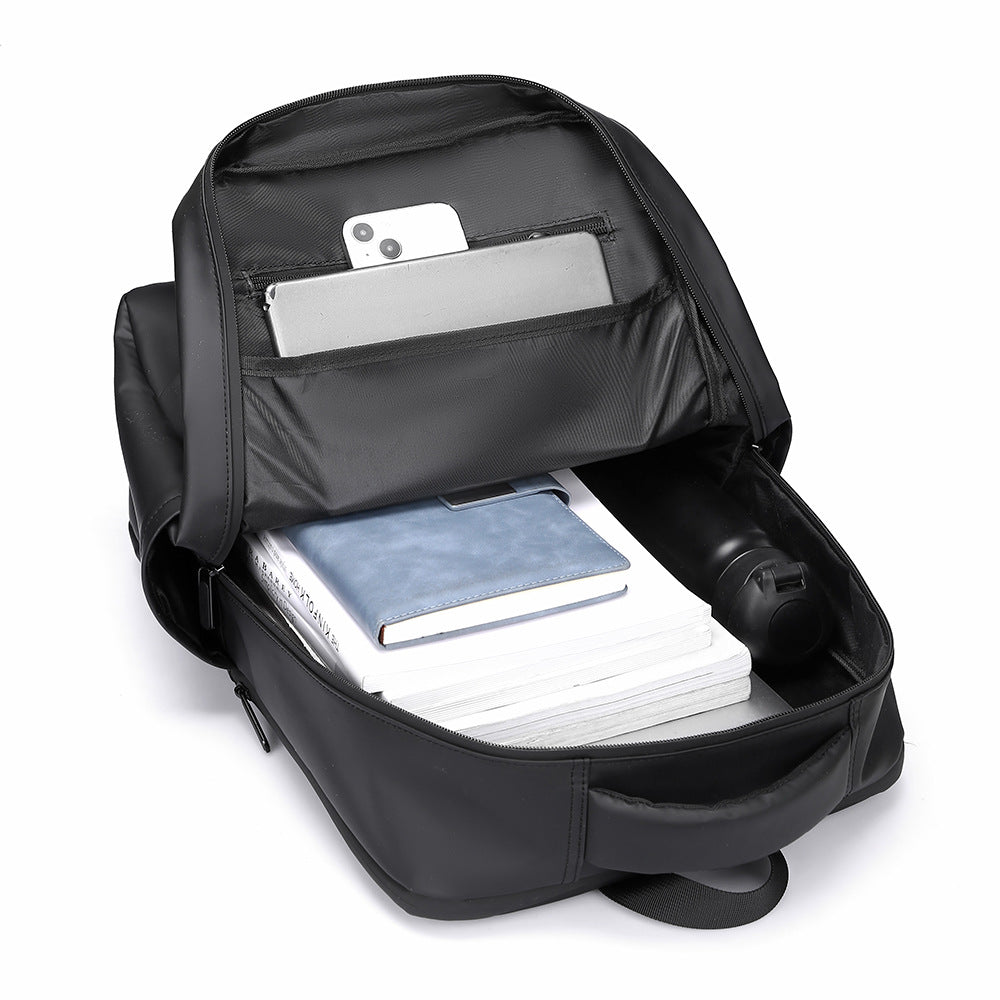 New large-capacity backpack men's high-end college student casual simple computer backpack men's backpack