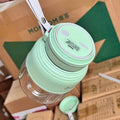 , top-tier 4-blade juicer! portable, cordless, small, high-capacity, multi-functional juice extractor for outdoor use