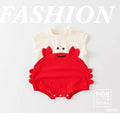 Summer new arrivals: korean style rompers for babies - cute cartoon designs, stylish and trendy for baby boys, breathable and lightweight bodysuits