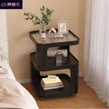 Bedside table small bedroom for home creative bedside cabinet modern casual storage shelf iron art movable side table