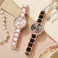 2025 year of the snake: hot women's fashion pieces are here! alloy ceramic quartz watches with stainless steel bands - wholesale