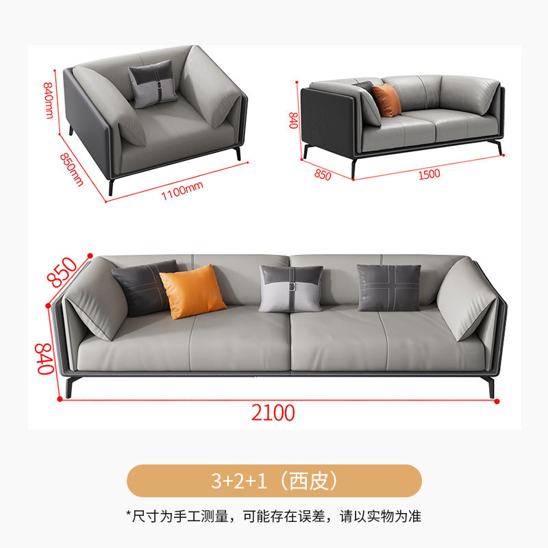 Saint li office sofa reception lounge office sofa executive meeting area minimalist negotiation sofa