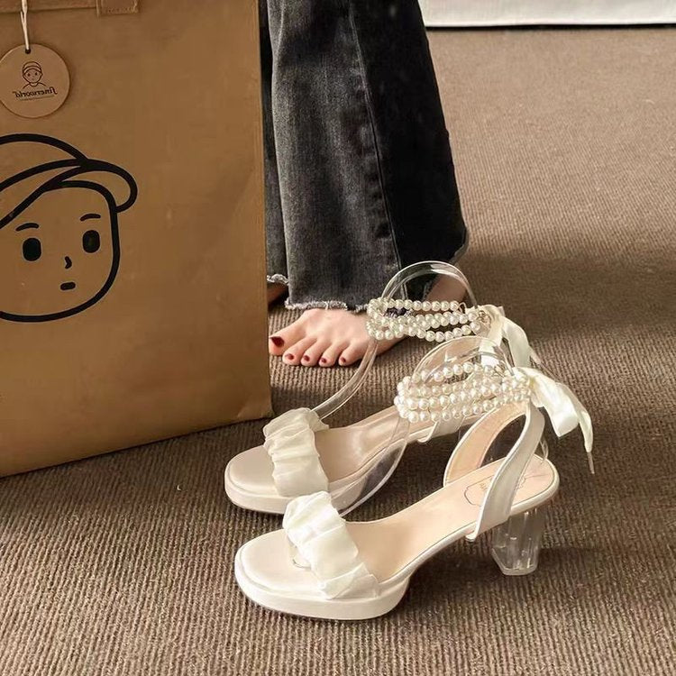 summer new arrivals: plus-size women's high-heeled sandals for cross-border e-commerce. sizes 34-42 available. wholesale options available. dropshipping to  and