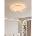 Modern minimalist cloud marble ceiling light for bedroom, smart eye-caring study lamp, led high-end room lighting fixture