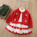 Girls' sweater dress and cardigan set - chanel-inspired princess outfit - new autumn/winter  collection