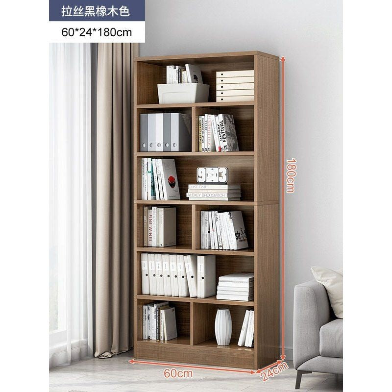 Bookshelf floor-standing storage rack living room for home wall-mounted storage cabinet storage cabinet office filing cabinet simple bookcase
