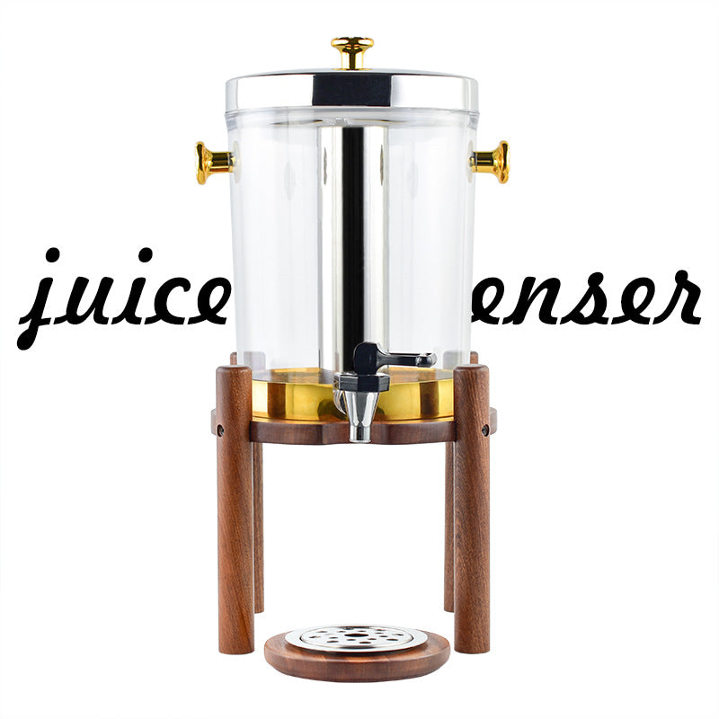 Hot and cold tripod, commercial beverage bucket in restaurant, visual juicer, Shabili base with faucet, juice tripod