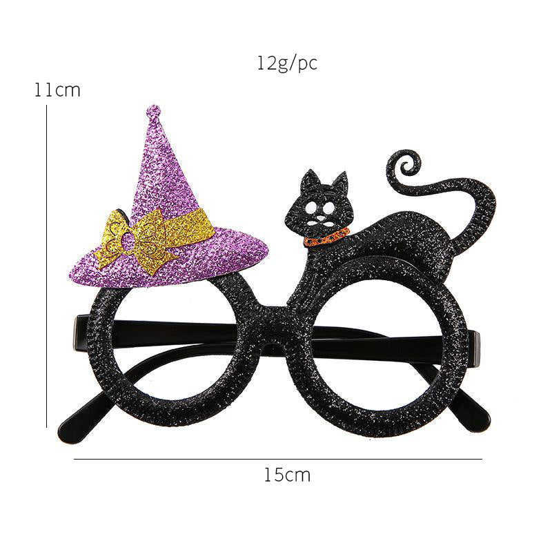 Halloween Pumpkin Glasses Kids Adult Ghost Festival Party Decorations Photo Props Funny Glasses Frames