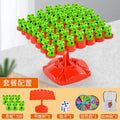 Frog balance tree - focus & balance training toy - kids' stacking game - two-player interactive tabletop puzzle