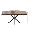 Custom-made nordic style dining table: modern minimalist rectangular pull-out design for small spaces - light luxury dining table for home use