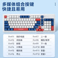 Viewsonic kw127 wireless keyboard, colorful 98-key, universal for desktop and laptop, 2.4g gaming and office keyboard
