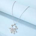 Wholesale disco sweater chains, european and american cross-border jewelry, astronaut stainless steel necklaces, unisex versatile chokers