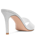 2026 summer transparent pvc stiletto heel slippers women's european and american style pointed toe open toe sandals women's shoes leg-lengthening